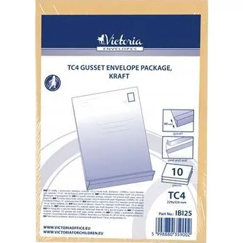 Obálka Obálka bez okénka C4 (229 x 324 mm) hnědá