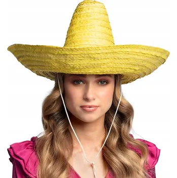 Vrták Klobouk Sombrero, žlutý, 49 cm