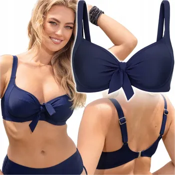 Dámské plavky Vrchní díl bikin Podprsenka Plavky Dámské Plus Size 85F XXL