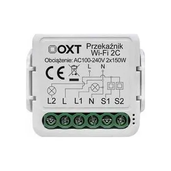 IP kamera Mini reléový modul OXT s WiFi Tuya, 2 okruhy
