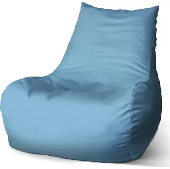 Sedací pytel Sablio Sedací vak Bean Světle modrá - 100 x 90 x 45 cm