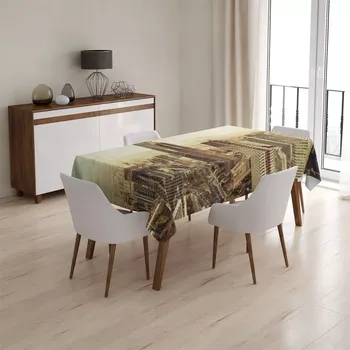 ubrus Sablio Ubrus Mrakodrapy 4 - 90x90 cm