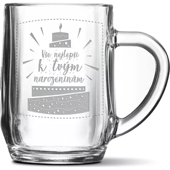 Sklenice Sablio Půllitr Vše nejlepší k tvým narozeninám: 0,5