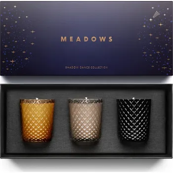 Svíčka MEADOWS Dárková kolekce svíček Meadows – Shadow Dance 3 x 80 g