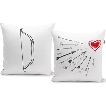 Polštář Sablio Polštáře Luk a šípy: 2ks 40x40 cm