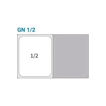 Víko 1/2 s výřezy pro držadla a naběračku PROFI