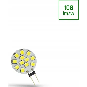 Žárovka LED žárovka G4 1,2W 12V 130lm studená bílá