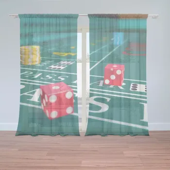 Záclona Sablio Záclony Kostky: 2ks 150x250cm