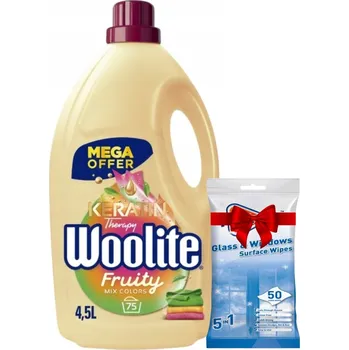 Prací prostředek Woolite Tekutý prací prostředek na barevné prádlo Fruity 4,5L 75 praní + Dárek