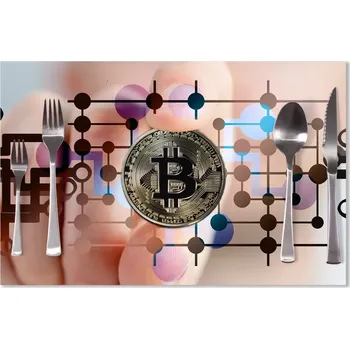 prostírání Sablio Prostírání Bitcoin: 40x30cm