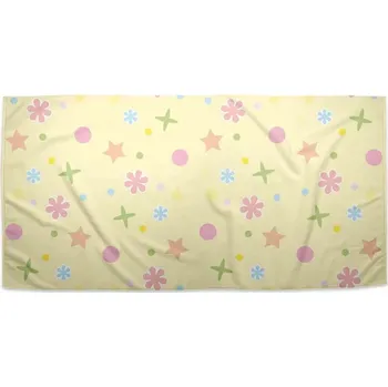 Sablio Ručník Hvězdy, květy a puntíky - 30x50 cm