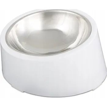 Miska pro psa Stojan na misku kovový Trixie bílý 0,16 l