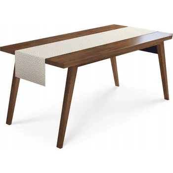 Prostěradlo Běhoun bílý, odstíny žluté, zlatý 140 x 45 cm