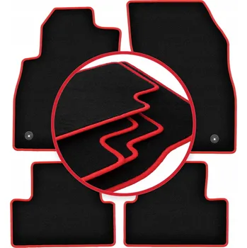 autokoberec Velurové autokoberce Wielganizator, sada 4 kusů