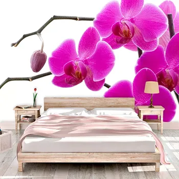 Tapeta Sablio Tapeta Fialové orchideje - 125x75 cm