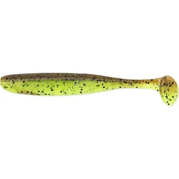 6ks - Gumová Nástraha Keitech Easy Shiner 4,5" 11,4cm 7,3gr Green Pumpkin/Chartreuse