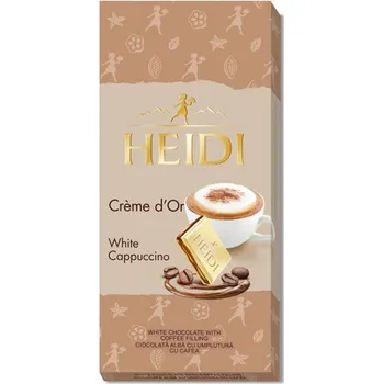 Čokoláda Heidi Creme dOr White Cappuccino 90g