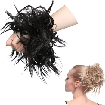 Příčesek Umělý drdol na gumičce