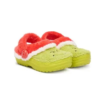 Pánské pantofle Nazouváky Crocs Classic Grinch 211690 Zelená 22_23