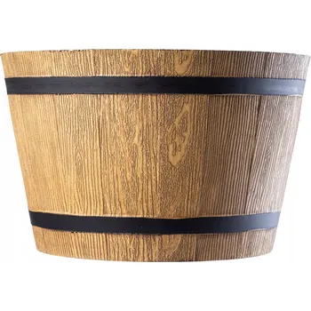 Květináč Květináč plast béžový Kadax 23 cm x 23 cm x 17 cm