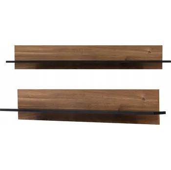 police ZÁVĚSNÁ POLICE 135x20x LOFT TMAVÝ DUB CHRISTO KONSIMO