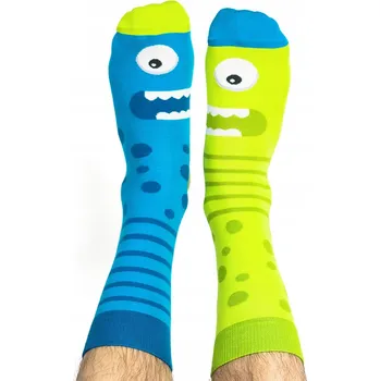 Dámské ponožky Barevné ponožky Nanushki - Dual S(h)ock 36-39 - bavlněné ponožky