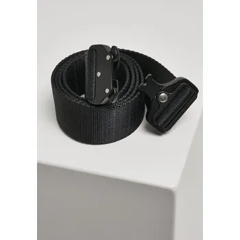 Opasek Opasek textilní Urban Classics Wing Buckle Belt - černý, L/XL