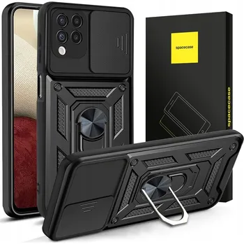 Pouzdro na mobilní telefon Zadní Kryt Spacecase pro Samsung Galaxy A12, Galaxy M12, černý