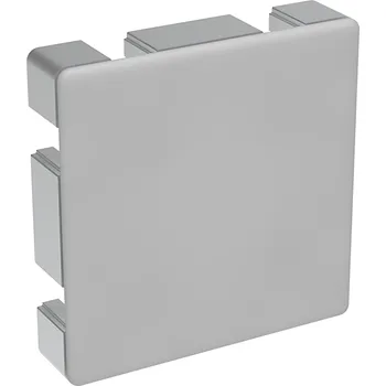 Stavební profil Alusic Záslepka profilu BH 40-10, 80x80, šedá