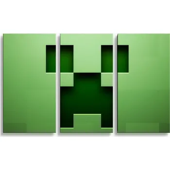 Obraz SABLIO Dětský obraz 3-dílný Minecraft Varianta: 120x80cm