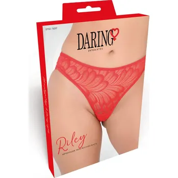 Dámské erotické kalhotky Daring Intimates Day & Night Hiphugger with ruched back - Black - M/L