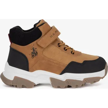 Dámské kozačky U.S. Polo Assn. dětské kozačky plast hnědé velikost 36