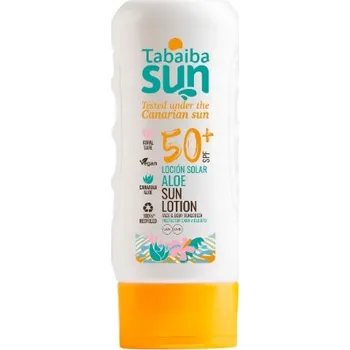 Přípravek na opalování Tabaiba Sun Aloe Opalovací Mléko 200 Ml SPF50+ | OFICIÁLNÍ OBCHOD TABAIBALOE