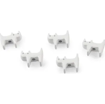 Hobby drát Kovový přívěsek kočka 10x22 mm Varianta: 1 bílá, Balení: 5 ks