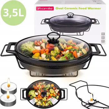 Žáruvzdorná oválná mísa Kamille 3,5 l