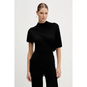 Dámská halenka Halenka Rick Owens Lilies Lilith dámská, černá barva, hladká, LI02E3205.RV 99X, vel. M