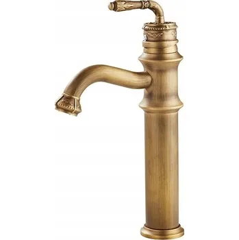 Vodovodní baterie Stojánková umyvadlová baterie CHDE Old Retro Mosaz MASTER zlatá