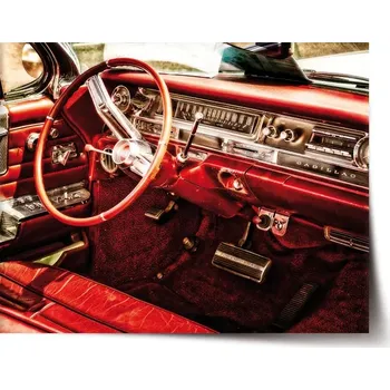Plakát Sablio Plakát Interiér automobilu - 60x40 cm