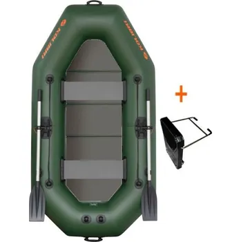 Člun Člun Kolibri K-240TP zelený pevná podlaha + držák motoru