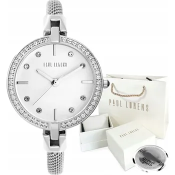 Hodinky Dámské hodinky Paul Lorens AMBERA jemné ELEGANTNÍ se zirkony, krabička + GRAVÍROVÁNÍ