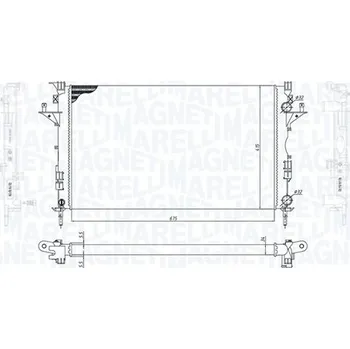 Chladič motoru Chladič, chlazení motoru MAGNETI MARELLI 350213185800