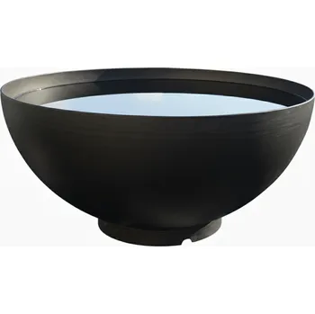 Mísa na vodu z lakované oceli Deep vysoká 100x51 cm - Black, Prípravok proti vodnému kameňu Bez přípravku