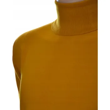 Pánský svetr Pánský rolák svetr z kašmíru a merino vlny, kašmírový, velikost L, medová, velikost 375