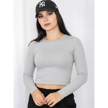 Dámské tričko Dámské crop-top tričko s dlouhým rukávem VSB AMI, VELIKOST L