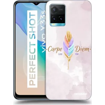 Pouzdro na mobilní telefon Picasee silikonový průhledný obal pro Vivo Y33s - Užívej dne