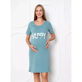 Těhotenské noční prádlo Těhotenská noční košile Mommy Mint