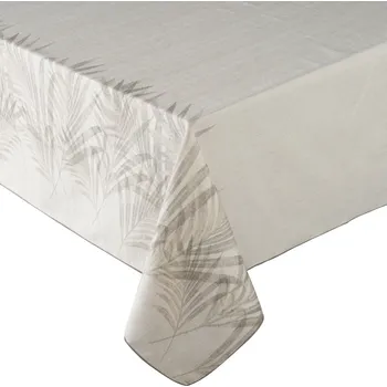 ubrus Ubrus 145x240 Ines béžový s potiskem listů