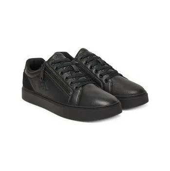 Dámské tenisky Sneakersy Calvin Klein Classic Cup Laceup Zip Lth YM0YM01437 Černá 40