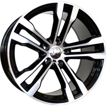 Alu kolo Alu kola Racing Line BK924, 20x10 5x120 ET40, černá + leštění (zátěžová) vhodné pro BMW X5 (do 2018), BMW X6 (do 2019)