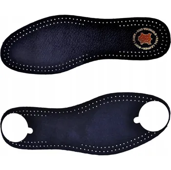 Vložka do bot ČERNÉ Dětské KOŽENÉ vložky do bot TENKÉ Stélky 35 34 + 23 CM